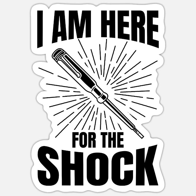 Electrical Engineer Joke Sticker size S (10 x 10 cm)