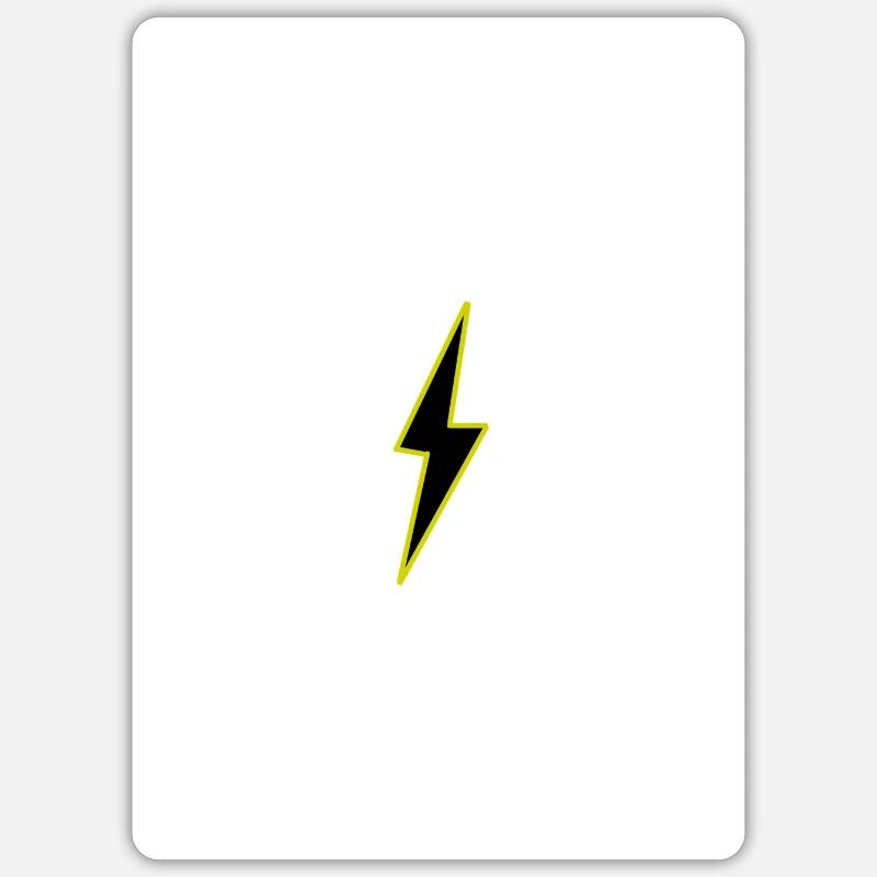 Blitz Sticker Größe S (10 x 10 cm)