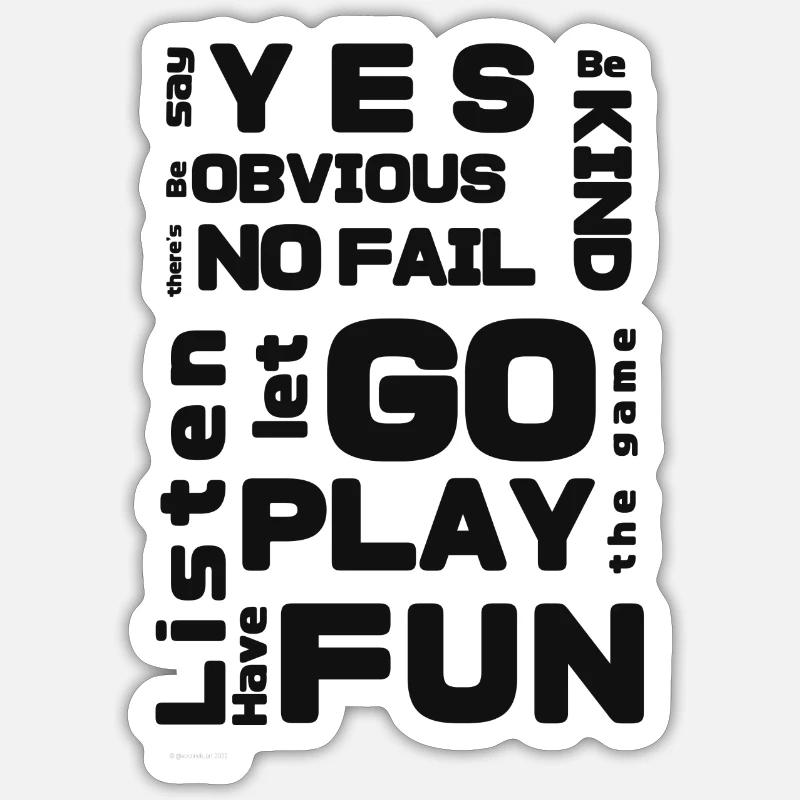 Sticker taille S (10 x 10 cm) - 