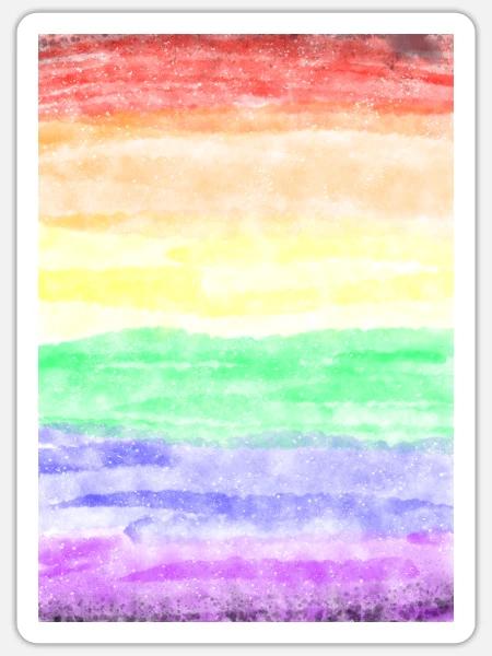 Farben - Sticker Größe S (10 x 10 cm) - Mattweiß