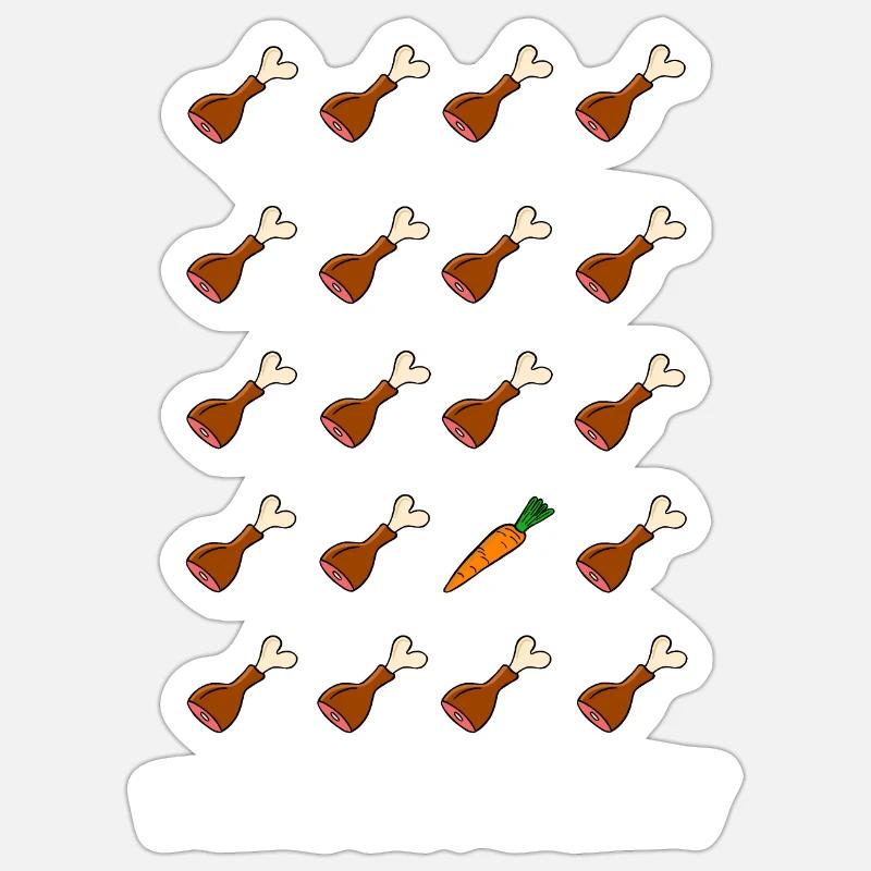 Think different Sticker Größe S (10 x 10 cm)