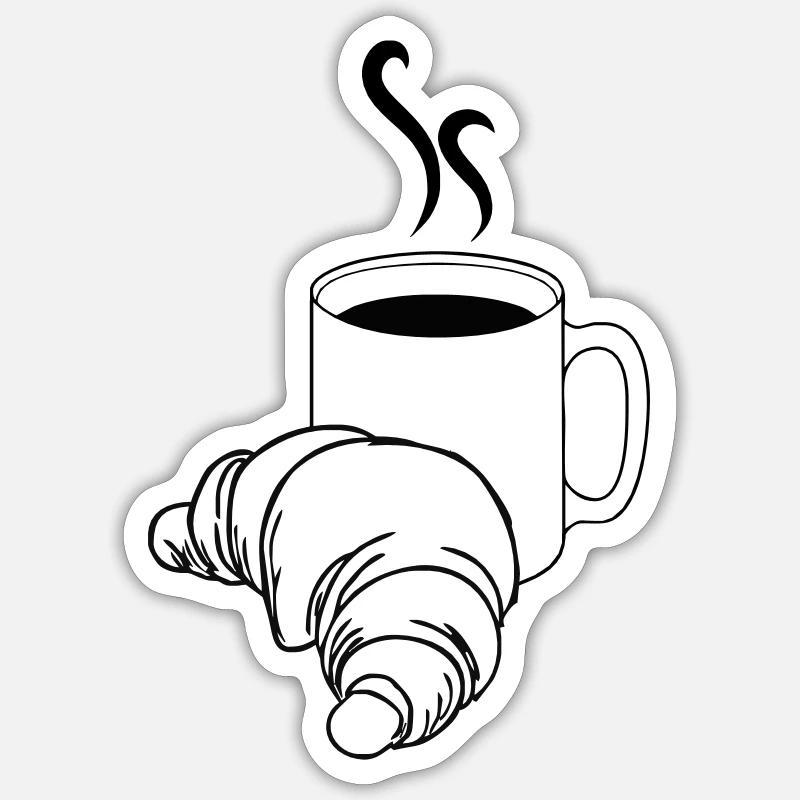 Breakfast Sticker size S (10 x 10 cm)