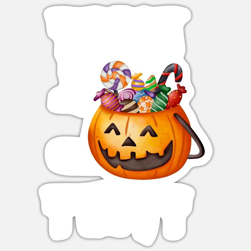 Halloween Trick oder Treat Sticker Größe S (10 x 10 cm)