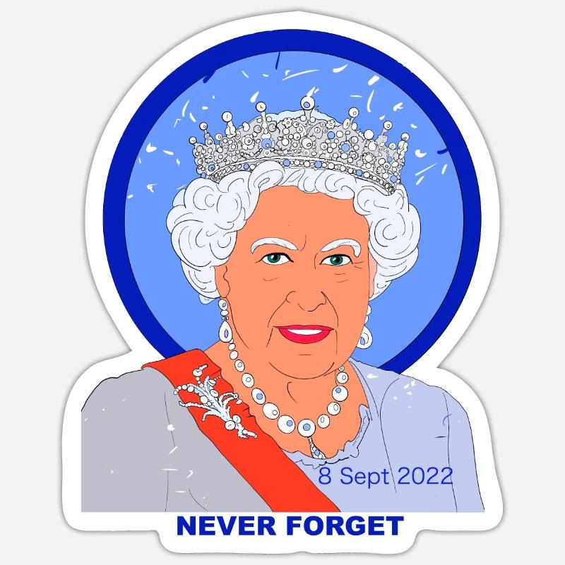 NEVER FORGET Sticker size S (10 x 10 cm)