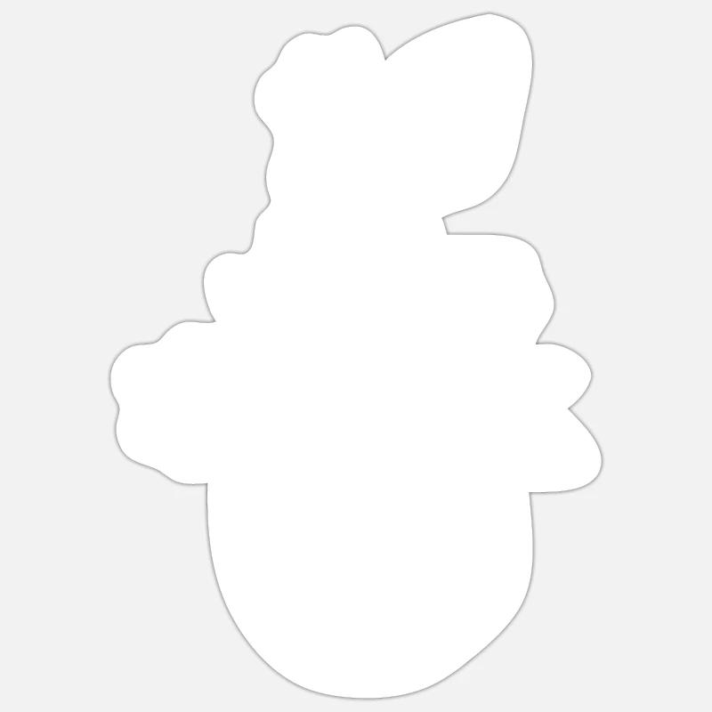 Salamandre - Aimer les animaux - Sticker taille S (10 x 10 cm) - blanc mat