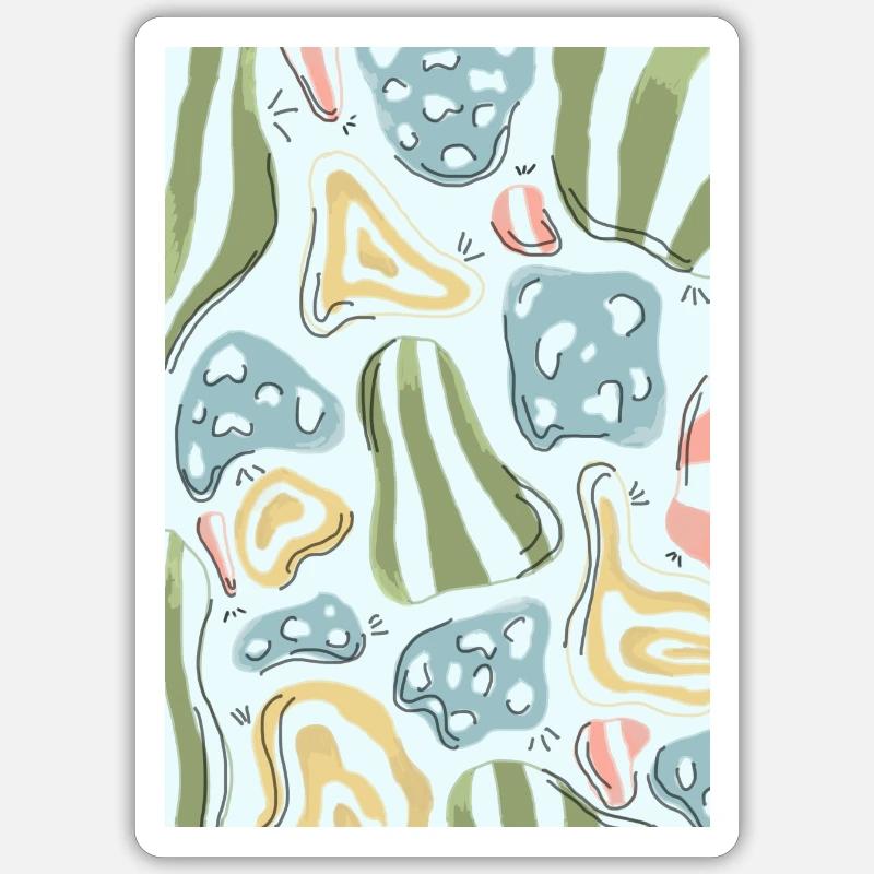 Bubbles Sticker Größe S (10 x 10 cm)