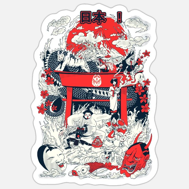 Sticker Größe S (10 x 10 cm) - 