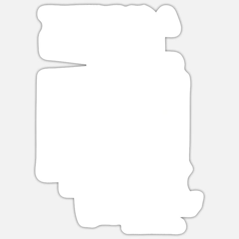 Planète B blanche - Sticker taille S (10 x 10 cm) - blanc mat