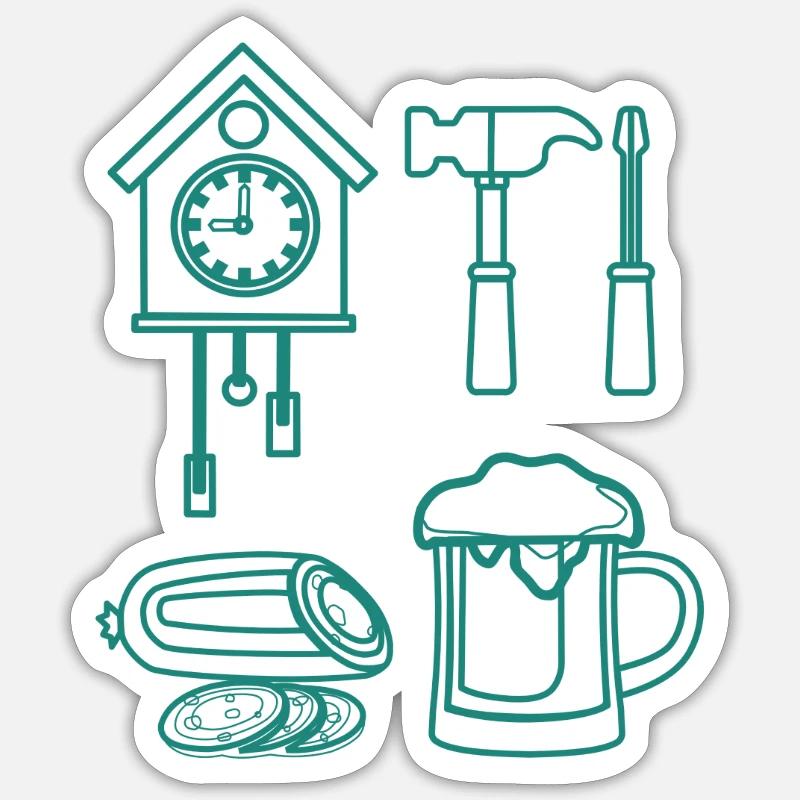 Sticker Größe S (10 x 10 cm) -