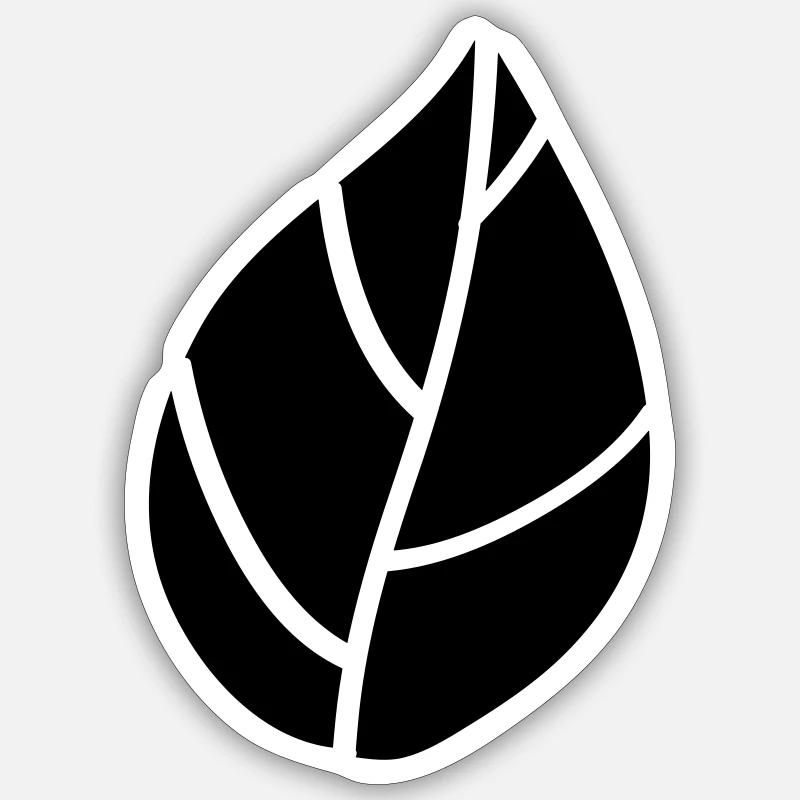 Leaf 37 Sticker size S (10 x 10 cm)