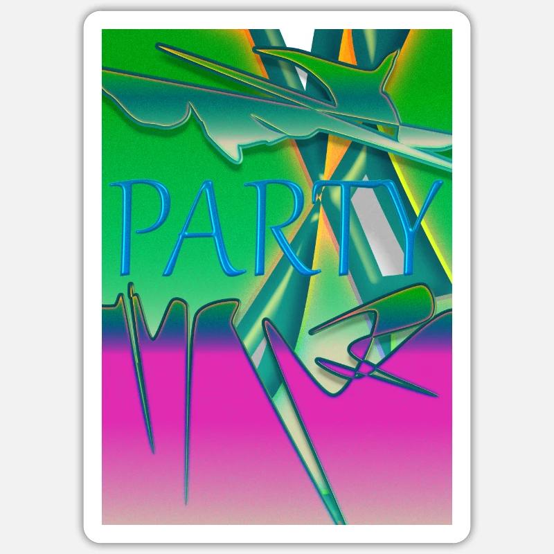 Sticker Größe S (10 x 10 cm) - 