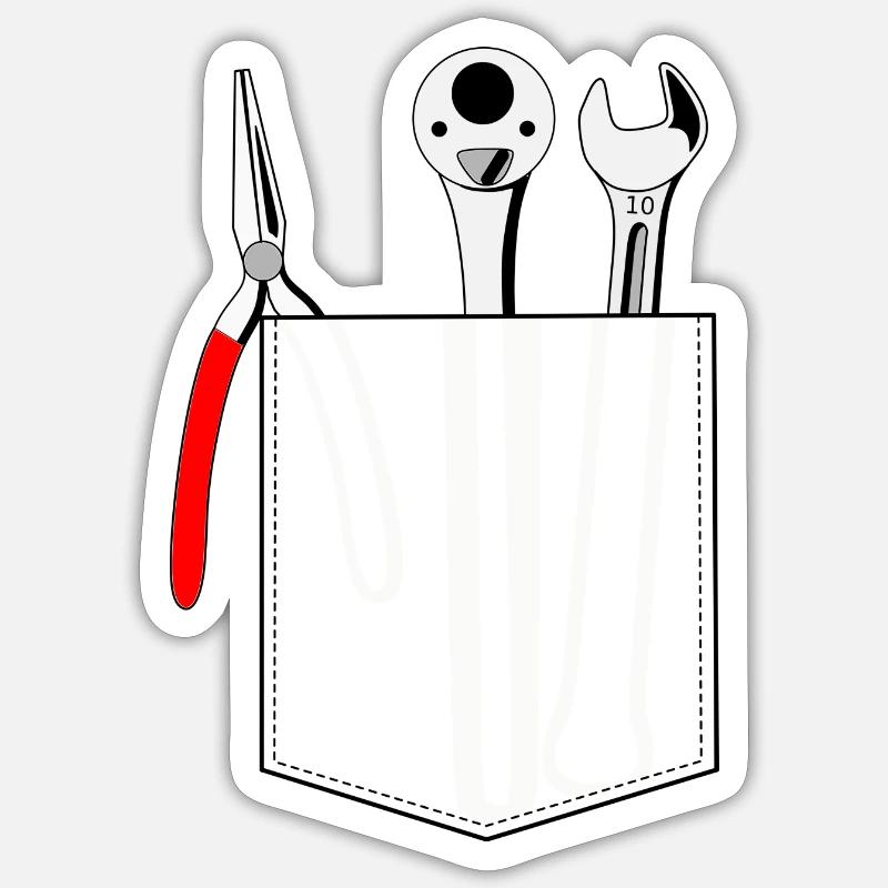 Sticker taille S (10 x 10 cm) - 