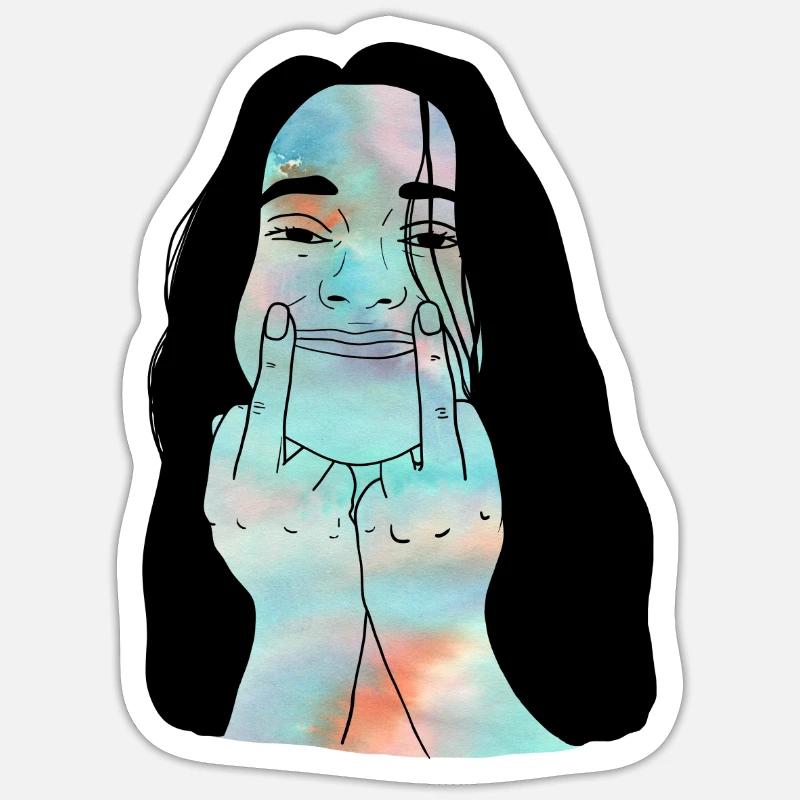 Sticker Größe S (10 x 10 cm) - 