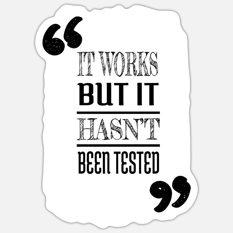 Jokes Gift Idea Programming Doctor Sticker size S (10 x 10 cm)