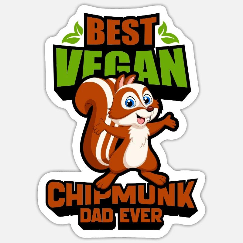 Chipmunk Sticker size S (10 x 10 cm)