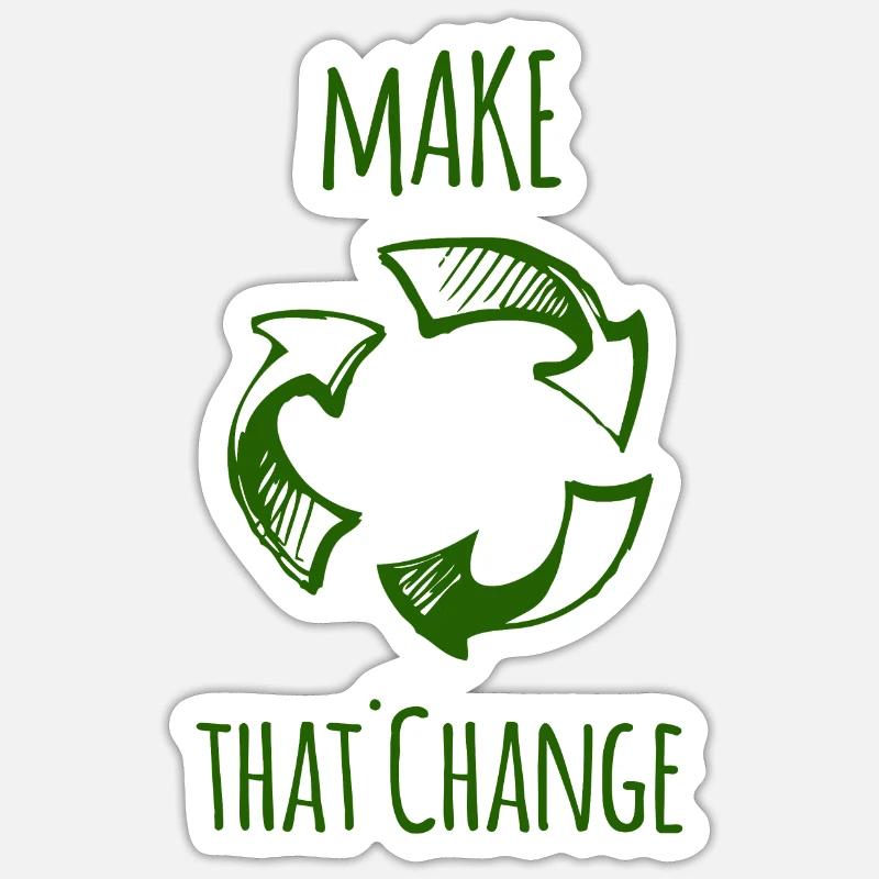 Recycling renewable resources Energy promoters Sticker size S (10 x 10 cm)