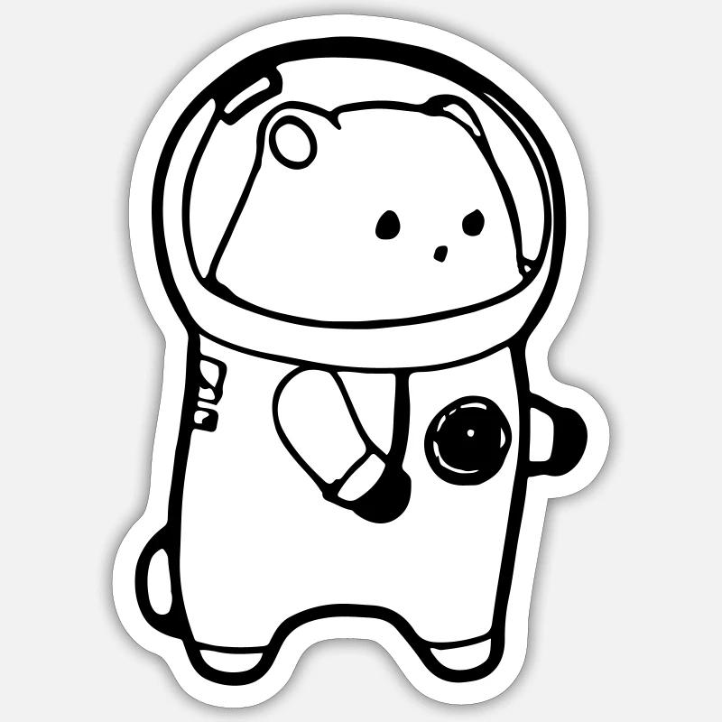 Sticker taille S (10 x 10 cm) - 