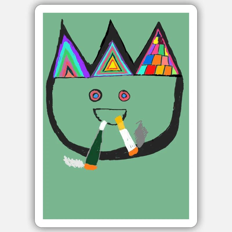 Sticker Größe S (10 x 10 cm) - 