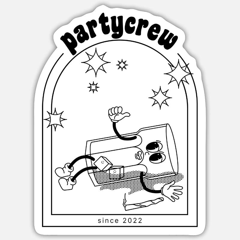 Sticker Größe S (10 x 10 cm) - 
