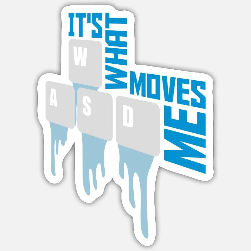 c’est ce qui m’émeut Sticker taille S (10 x 10 cm)