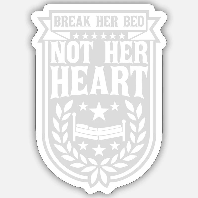Briser sa citation de lit Sticker taille S (10 x 10 cm)