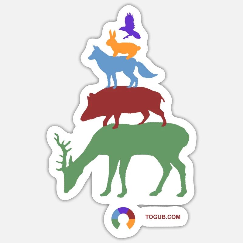 Sticker Größe S (10 x 10 cm) - 