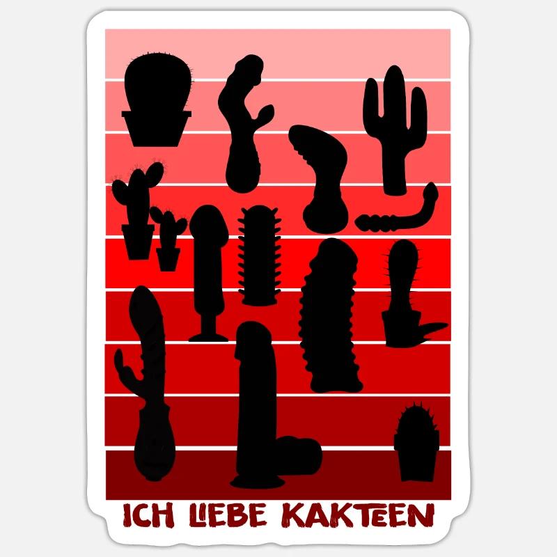 kaktus oder Spielzeug Sticker Größe S (10 x 10 cm)
