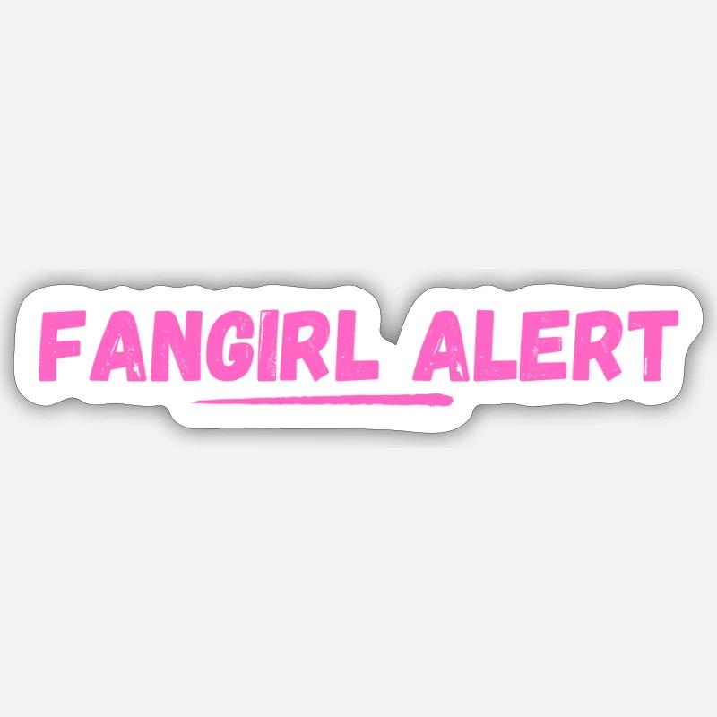 Mädchen - Sticker Größe S (10 x 10 cm) - Mattweiß