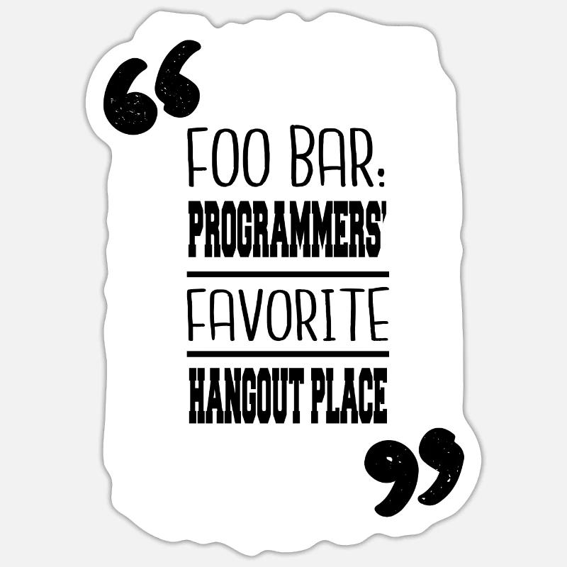 Backend Developer Computer Programming Sticker size S (10 x 10 cm)