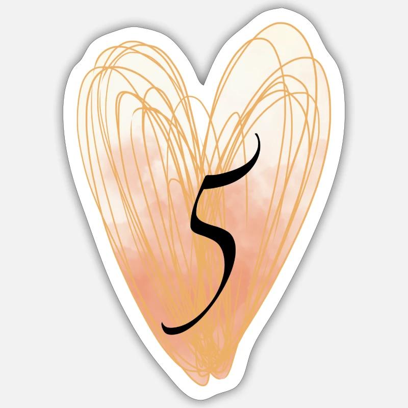 5 - Sticker size S (10 x 10 cm) - white matte