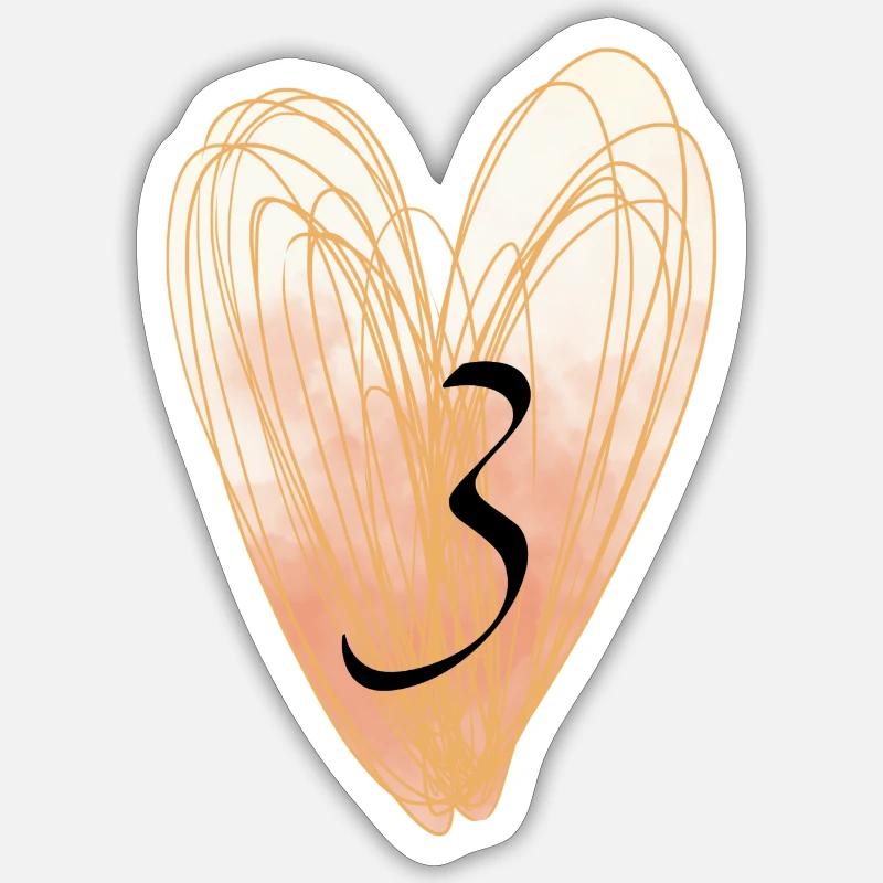3 - Sticker taille S (10 x 10 cm) - blanc mat