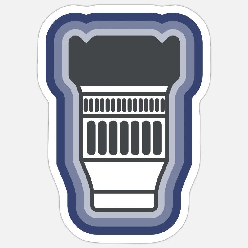 Objectif de caméra Sticker taille S (10 x 10 cm)