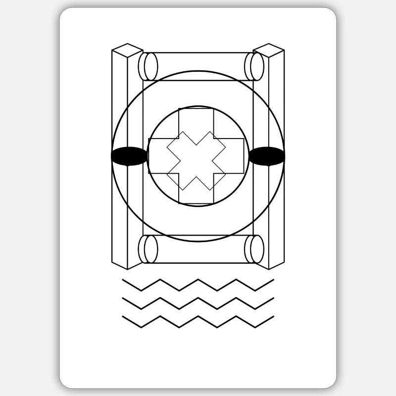 Sticker Größe S (10 x 10 cm) - 