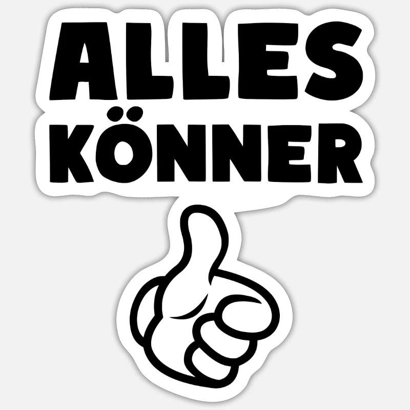 Sticker Größe S (10 x 10 cm) - 