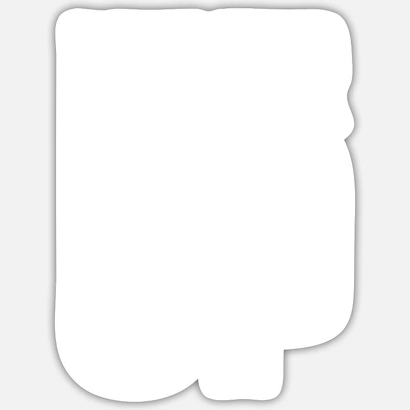 Never Give Up Sticker size S (10 x 10 cm)