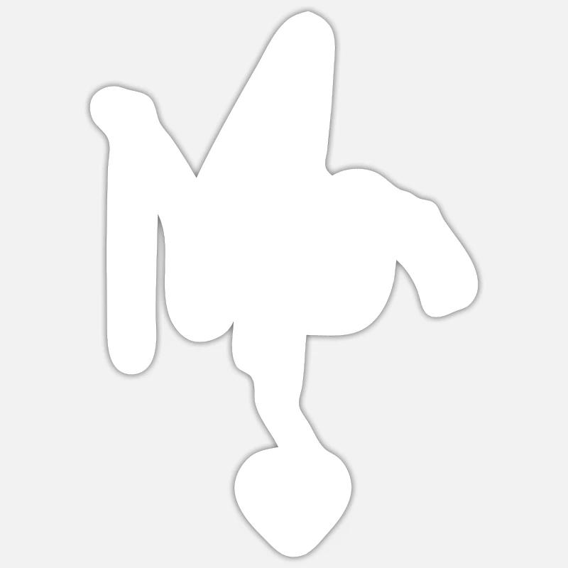 Futur mr - Sticker taille S (10 x 10 cm) - blanc mat