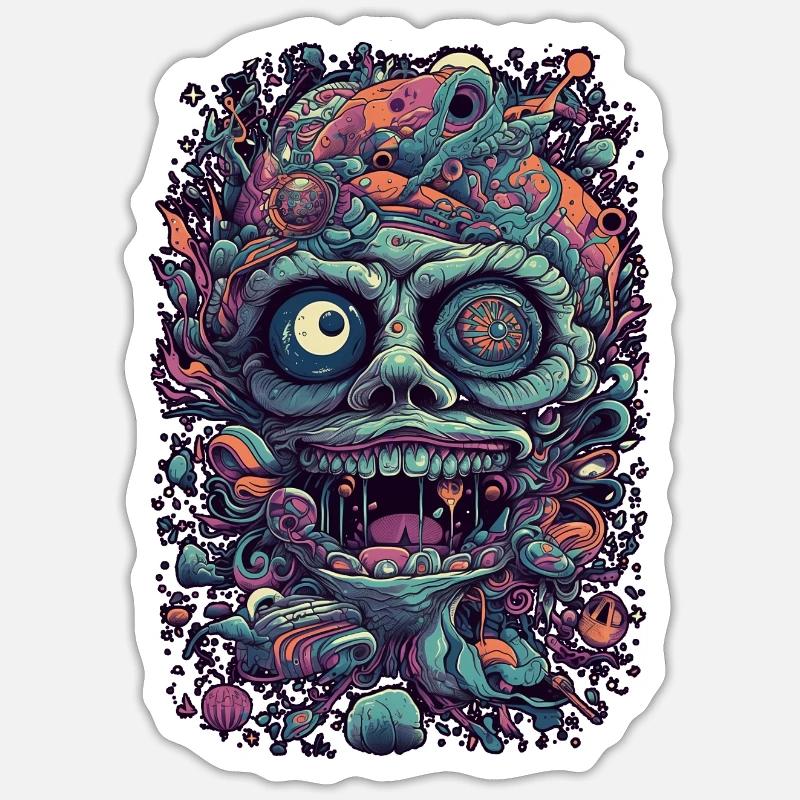 Sticker taille S (10 x 10 cm) - 