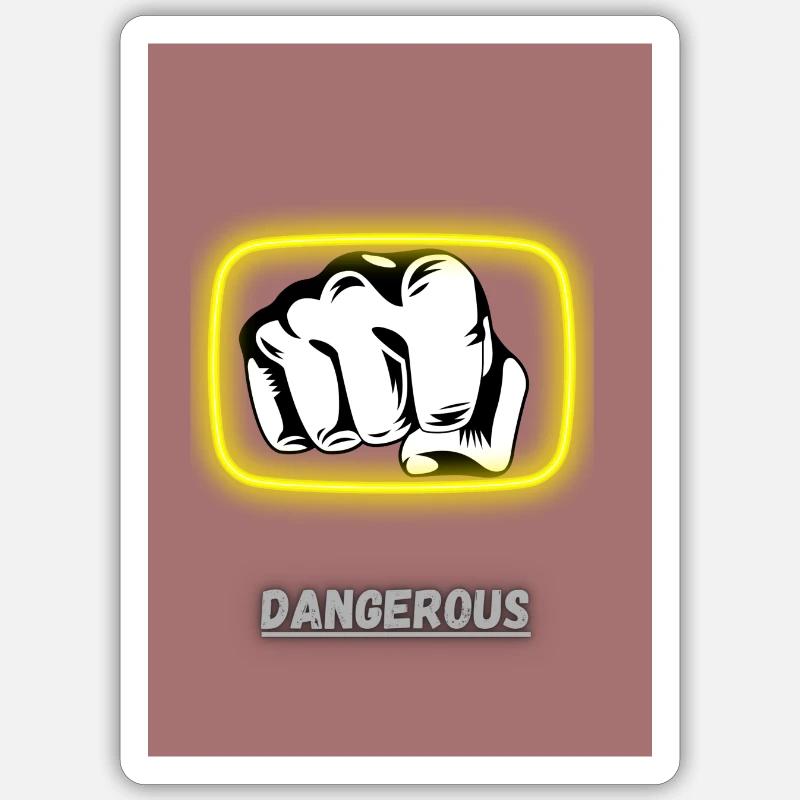 Exploiter la force intérieure : embrasser la satisfaction Sticker taille S (10 x 10 cm)