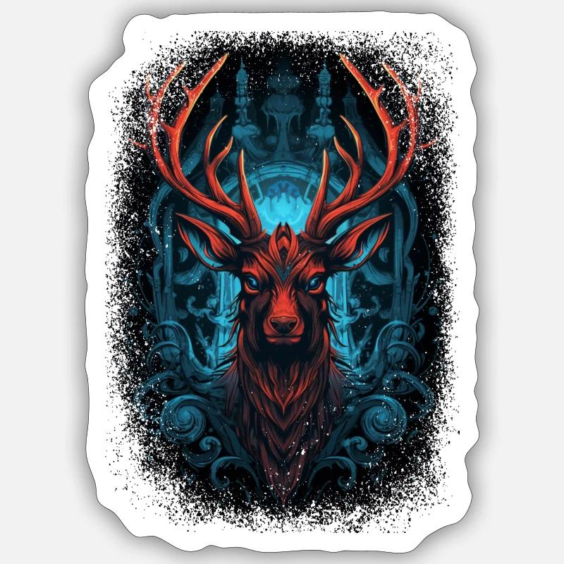 Déclaration Noël drôle Bday 2020 - Sticker taille S (10 x 10 cm) - blanc mat