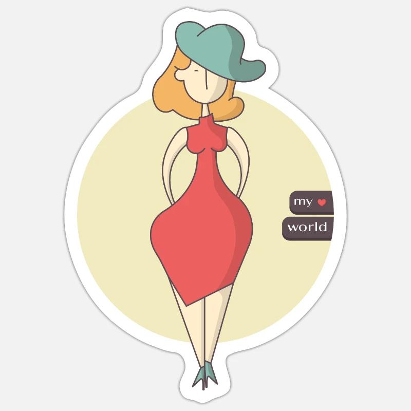 Sticker Größe S (10 x 10 cm) - 