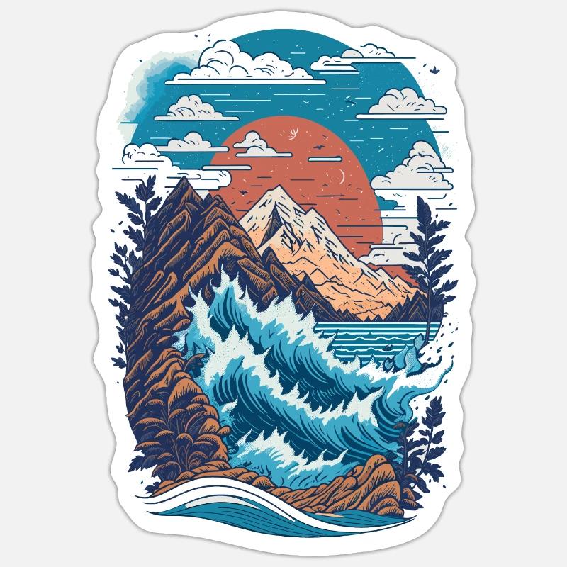 Sticker taille S (10 x 10 cm) - 
