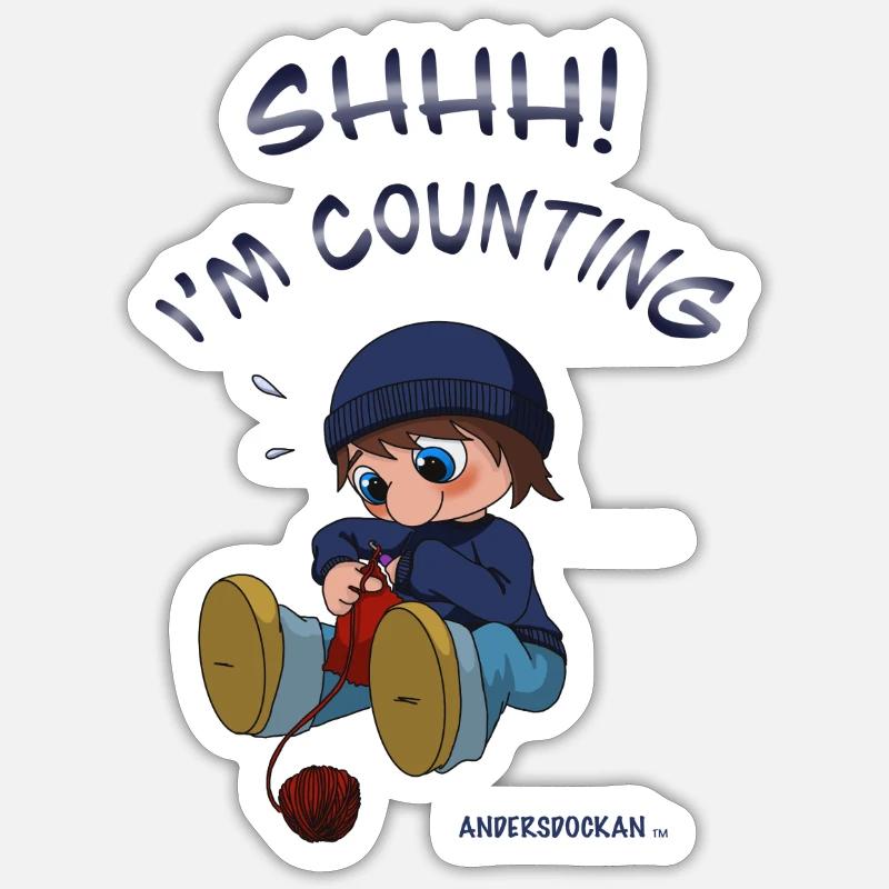 Je compte par Angelina Hoffmann Sticker taille S (10 x 10 cm)