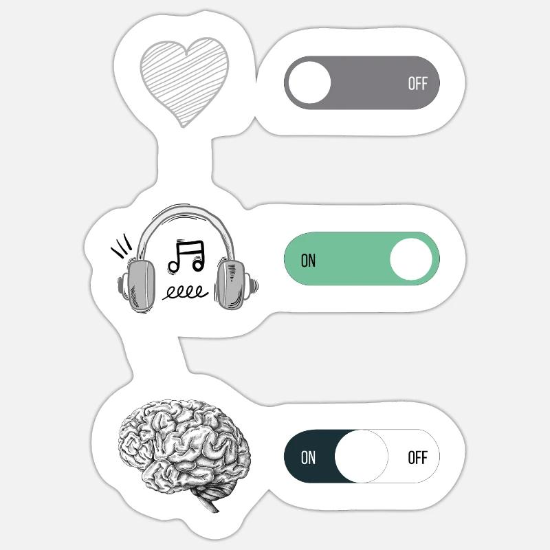 MOBILE BUTTON SMARTPHONE SYMBOL - Sticker size S (10 x 10 cm) - white matte
