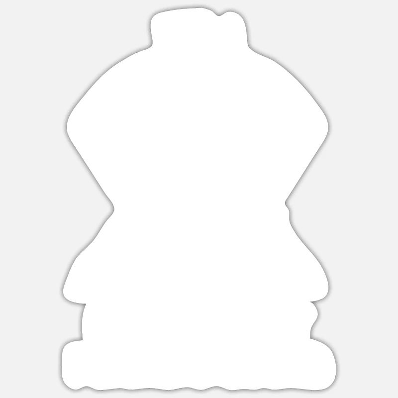 Coureur - Sticker taille S (10 x 10 cm) - blanc mat