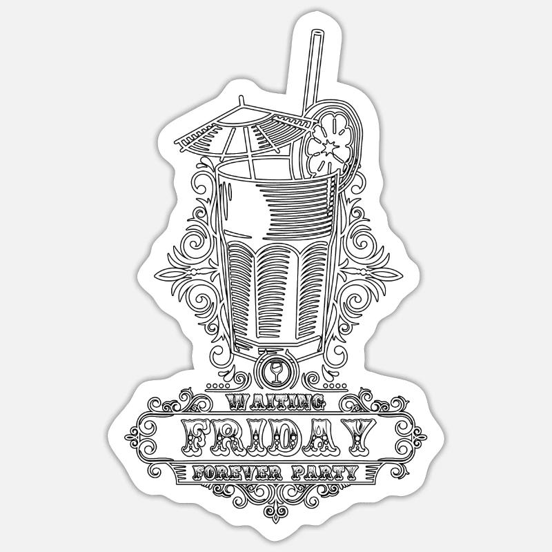 Sticker taille S (10 x 10 cm) - 