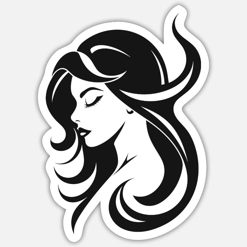 beauté simple Sticker taille S (10 x 10 cm)