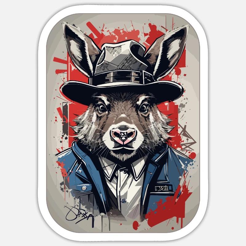 Sticker taille S (10 x 10 cm) - 