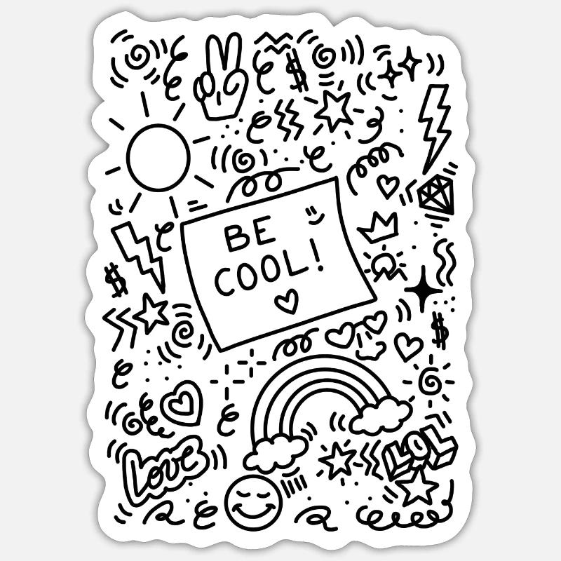 Sticker taille S (10 x 10 cm) - 
