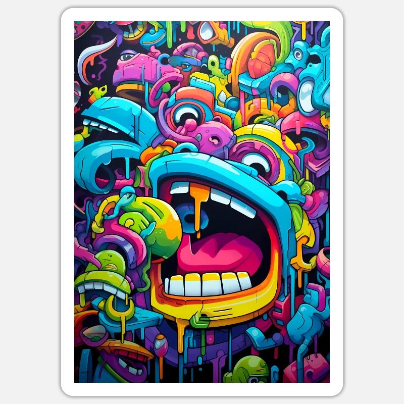 Sticker taille S (10 x 10 cm) - 