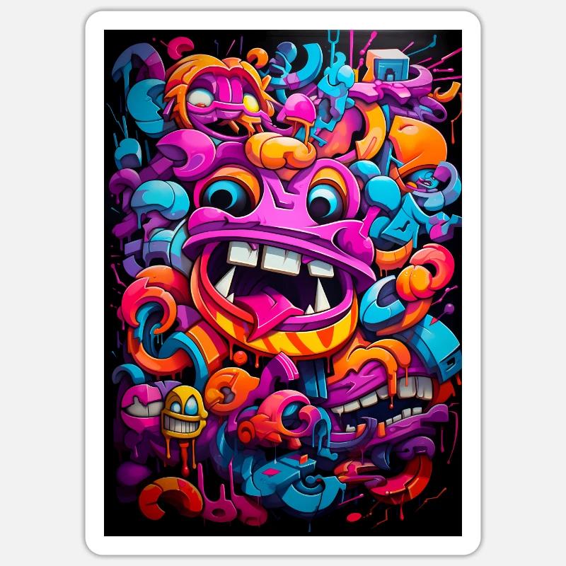 Sticker Größe S (10 x 10 cm) - 